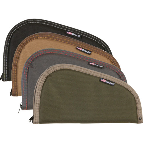 Allen Company 72-13 Cloth Handgun Case, Fits Up to 13 Inches Handgun, Made in USA, Black
