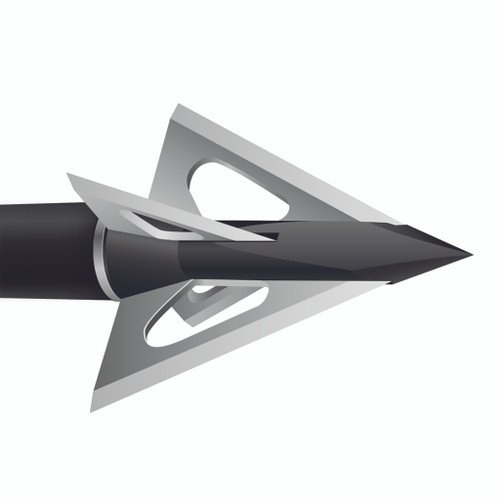 Slick Trick 15STVT100 Viper Trick Broadheads, 100 Grain, Black, 4 Pack