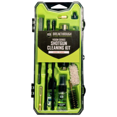 Breakthrough BT-CCC-20G Vision Series Hard Case Cleaning Kit for Shotgun, 20 Gauge, Green
