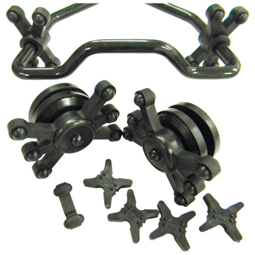 BowJax 1031c Black Complete Crossbow Kit for Split Limb, Black