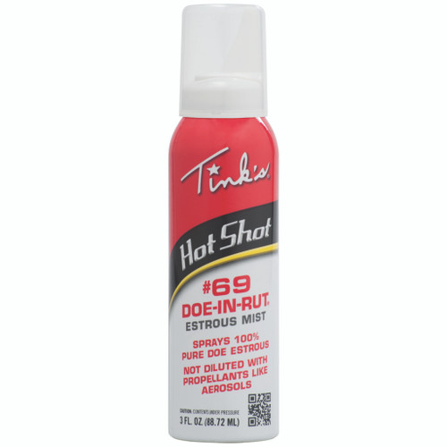 Tink's W5310 Hot Shot 69 Doe-In-Rut Estrous Mist, 3 Ounce, White