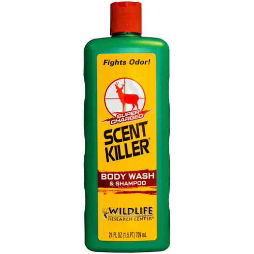 Wildlife Research 540-24 Scent Killer Body Wash and Shampoo, 24 Ounce, Green