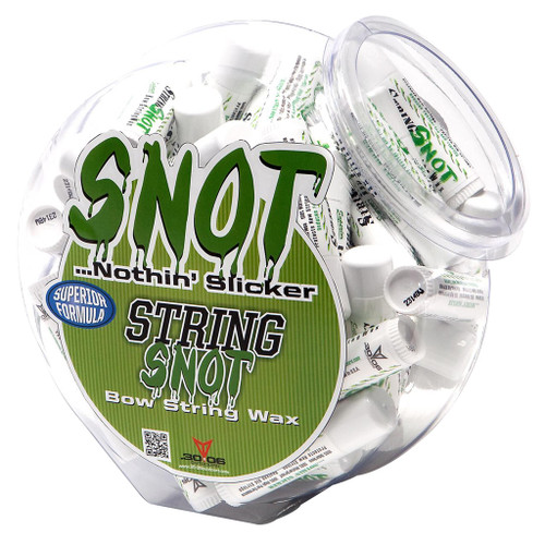 30-06 SS-48 String Snot Bowstring Wax Counter Display, White, 48 Pack