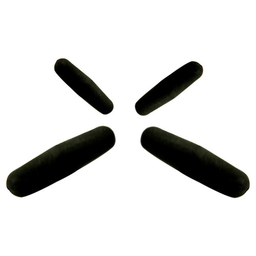 BowJax 1037b Speed String Sleeve Archery Accessory, Black, 4 Pack
