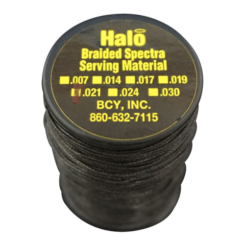BCY Halo Serving Material, 0.021 Inches, 75 Yards, Black