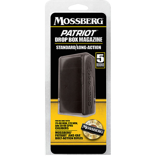 Mossberg 95033 Patriot Magazine Long Action, Black, 4 Round