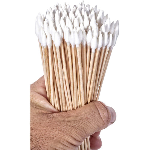 Breakthrough BT-CS6-200PK Lint-Free Cotton Swabs, 6 Inches, White, 200 Pack