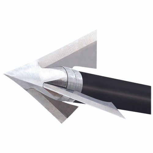 QAD BD100-F Exodus Broadheads Deep Six, Full Blade, 100 Grain, Silver, 3 Pack