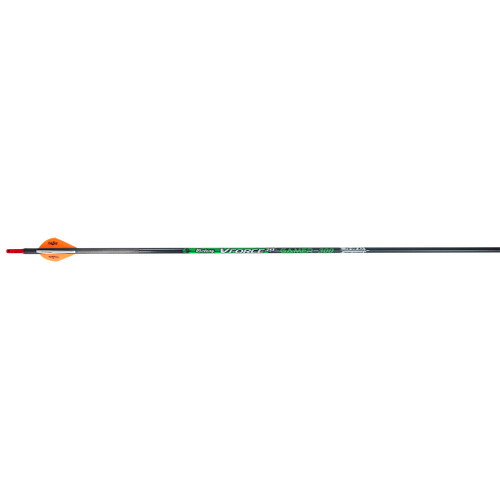 Victory VFG-500FB-6 VForce Gamer Arrows, Blazer Vanes, 500 Spine, Black, 6 Pack