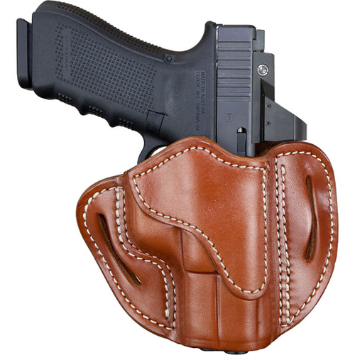 1791 Gunleather OR-BH2.1-CBR-R Optic Ready Belt Holster Size 2.1, Classic Brown, Right Hand