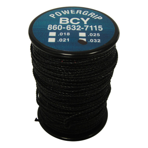 BCY Power Grip Serving String, 0.032 Inches, 40 Yards, Black