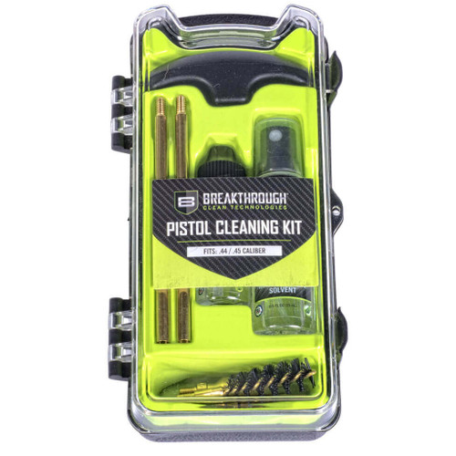 Breakthrough BT-ECC-44/45 Vision Series Hard Case Cleaning Kit, 44 Caliber/45 Caliber, Green
