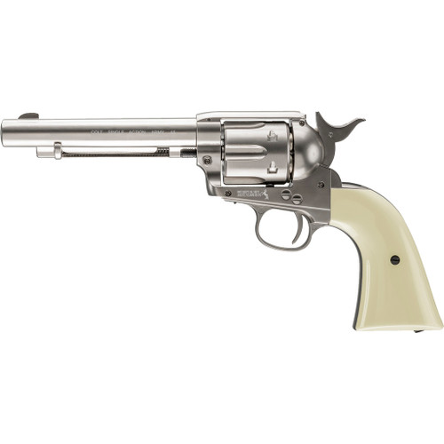 Umarex 2254048 Colt Peacemaker Revolver .177, Nickel, Silver