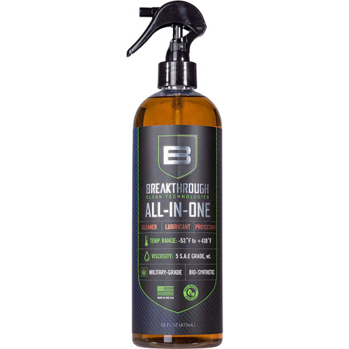 Breakthrough BB-AIO-16OZ Battle Born All-in-One CLP Trigger Spray Bottle, 16 Ounce