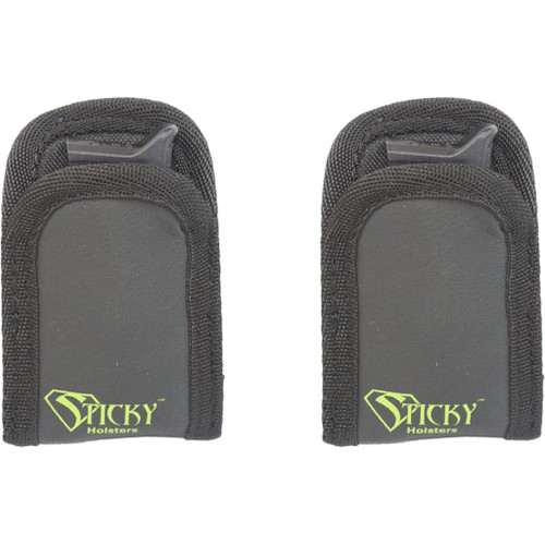 Sticky Holsters Mini Mag Sleeve, Black, 2 Pack