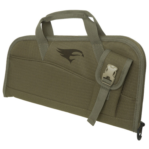 Elevation Peak Rifle/Pistol Case Combo 48 Inches, Case with 13.5 Inches, Rug, Ambush Green