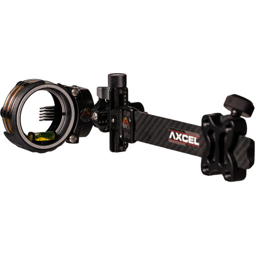 Axcel AALP-C510-4BK ArmorTech Lite Pro with Carbon Pro Bar Sight, 5 Pins, .010, Black, Right Hand/Left Hand