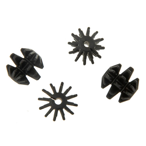 October Mountain Blackberry String Silencer, Black, 4 Pack