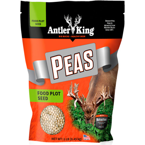 Antler King AKPEAS1 Winter Peas Seed for Food Plots, 1/40 Acre Coverage, Black