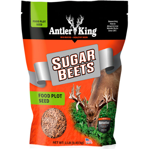 Antler King AKSB1 Sugar Beets Seed for Deer Food Plots and Attraction for 1/8 Acre, Black