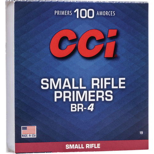 CCI 19 Rifle Bench Rest Primers Small, Yellow, 100 Count