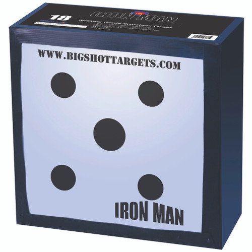 BIGshot Archery IM 18 Iron Man 18 Crossbow Target, White