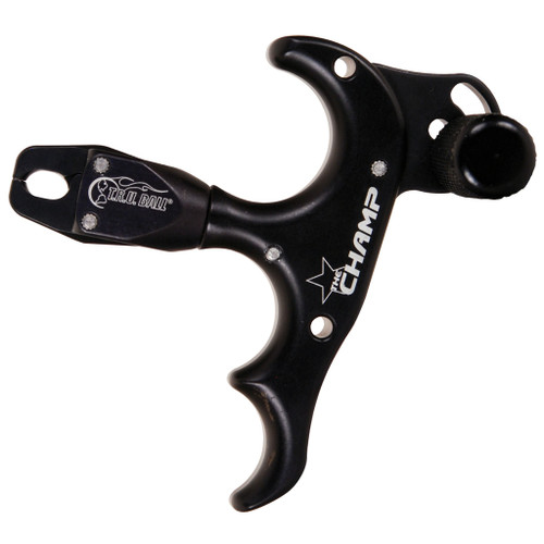 TRU Ball TCMP-BK Champ Release 3 Finger, Black, Small