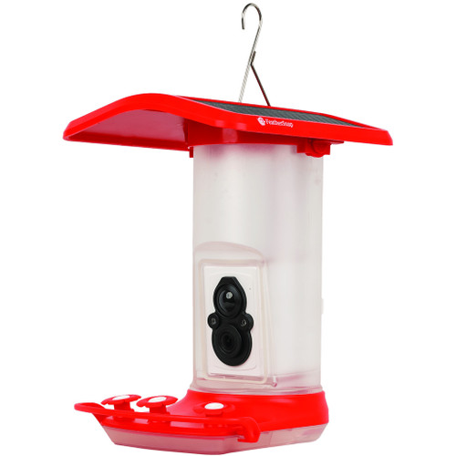 Tactacam FSHB001 FeatherSnap Hummingbird Feeder Gen 1, Red
