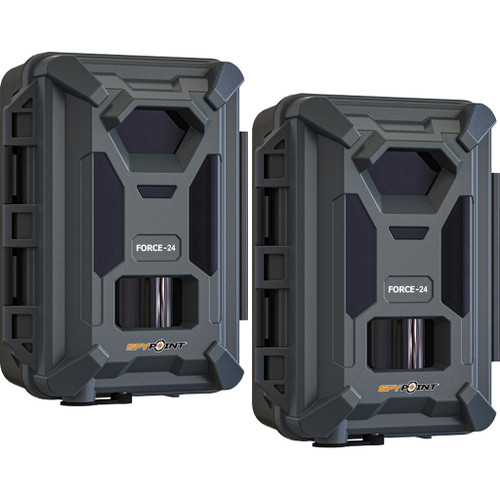SpyPoint 01838 Force 24 Trail Camera Twin Pack, Grey, 2 Pack