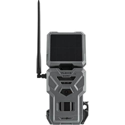 SpyPoint 01810 Flex-S Dark Solar Cellular Trail Camera, Grey