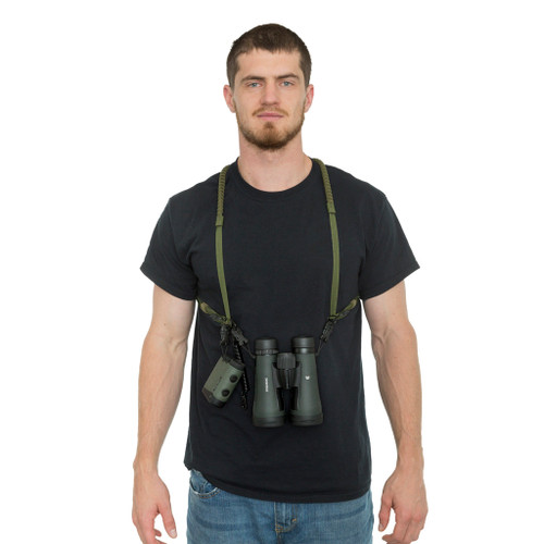 Elevation 1601001 Dual Bino Harness, Black, Green/Black