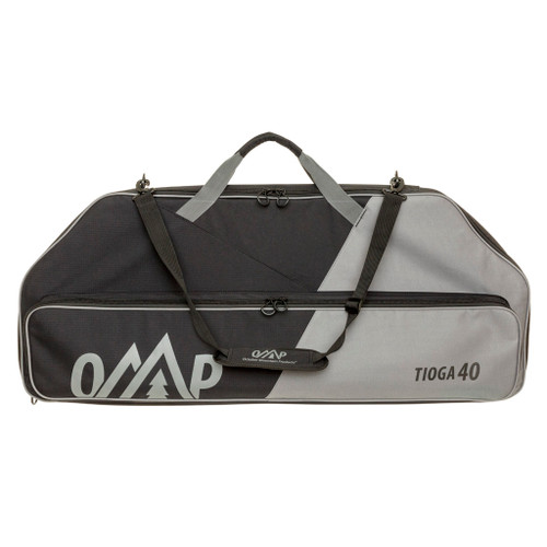 October Mountain Tioga 40 Bow Case, 40 Inches, Black/Grey