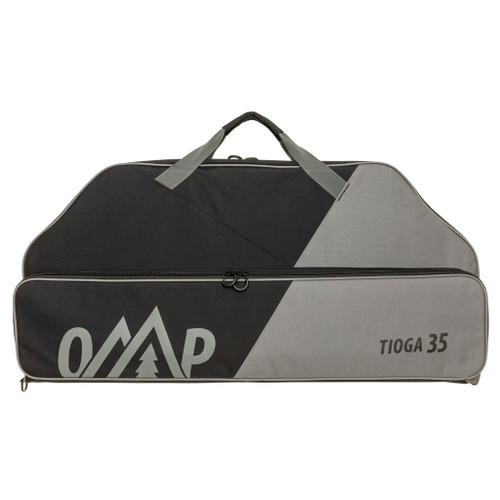 October Mountain Tioga 35 Bow Case , 35 Inches, Black/Grey