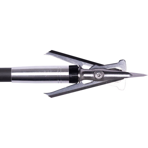 Rage R60001 Hypo 2 Series Broadheads, 100 Grain, 2 Inches, Stainless, 4 Pack