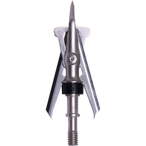 Rage R60005 Hypo 2 +P Series Broadheads, 100 Grain, 1.75 Inches, Stainless, 4 Pack