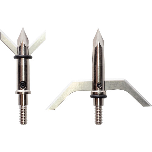 Vortex Broadheads VT-125S-2.00 Steel Broadheads, 125 Grain, 2 Inches Cut, Stainless, 3 Pack