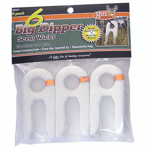 HME HME-BDSW Big Dipper Scent Wick White, 6 Pack