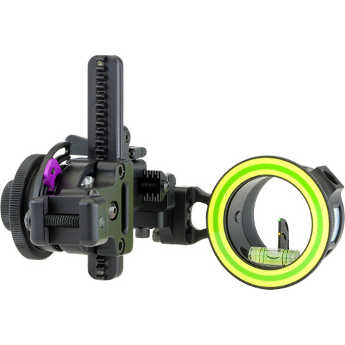 Spot Hogg BPM2LH10 Boonie Picatinny Mount Sight, 2 Pin, 010, Black, Left Hand