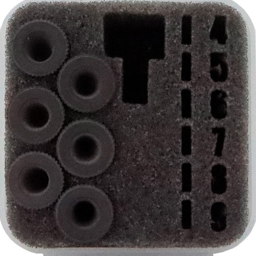 Specialty Archery IIAKT Iron I Rifle Peep Aperture Kit, Contains All 6 Apertures, Black