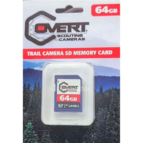 Covert CC0197 SD Card, 64 GB, Black