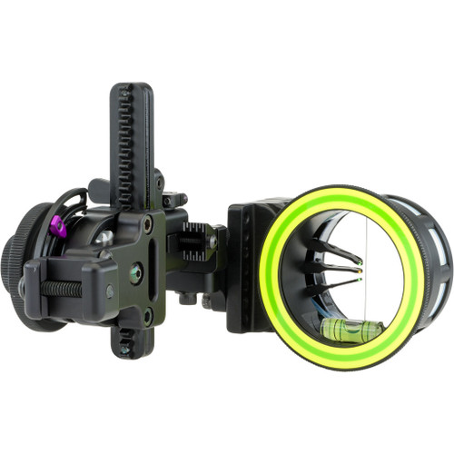 Spot Hogg BPM3LH10 Boonie Picatinny Mount Sight, 3 Pin, 010, Black, Left Hand