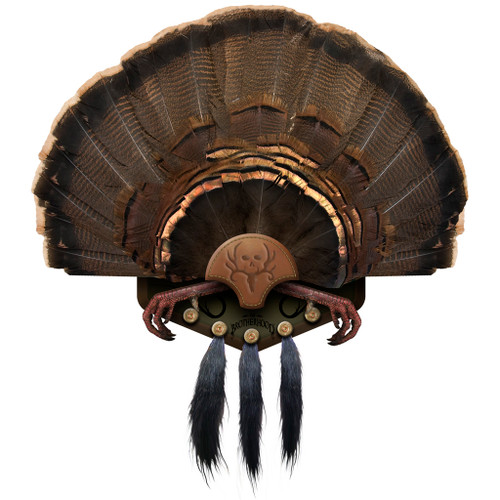 Mountain Mikes MMR BC Beard Collector Display, Brown, 5 Beards