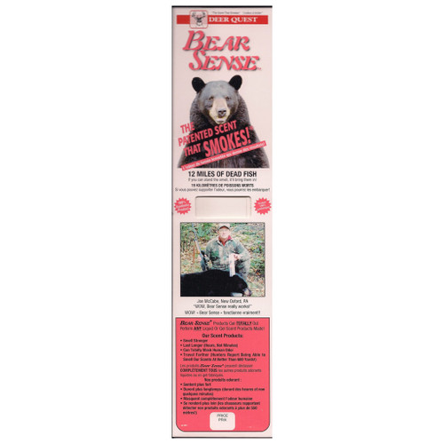Deer Quest 7 Bear Sense 12 Miles of Dead Fish, White, 6 Pack