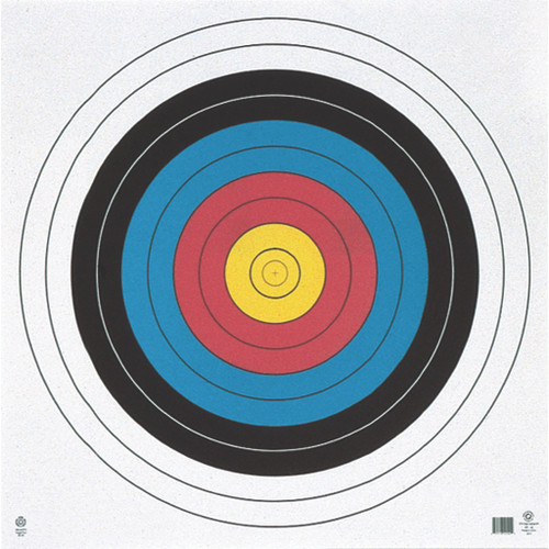 Maple Leaf Press WP-80 Target Face FITA 10-Ring, 80 cm, Multicolor