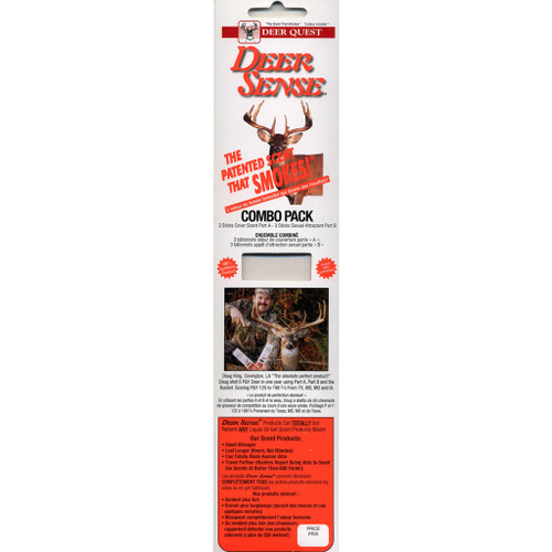Deer Quest 4 Deer Sense Combo Combo Cover Scent/Sexual, Orange, 6 Pack