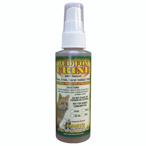 Kishel's URF4 Red Fox Urine, 4 Ounces, Green
