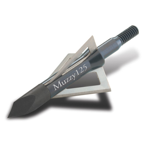 Muzzy 330 Replacement Blades, 3 Blade, 125 Grain, Silver, 18 Pack