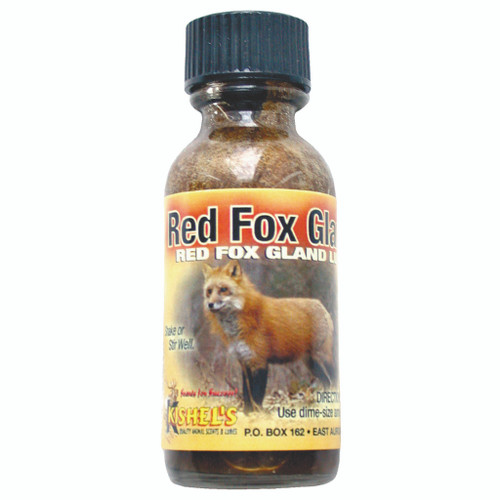 Kishel's LTRFG1 Red Fox Gland Lure, 1 Ounce, Red