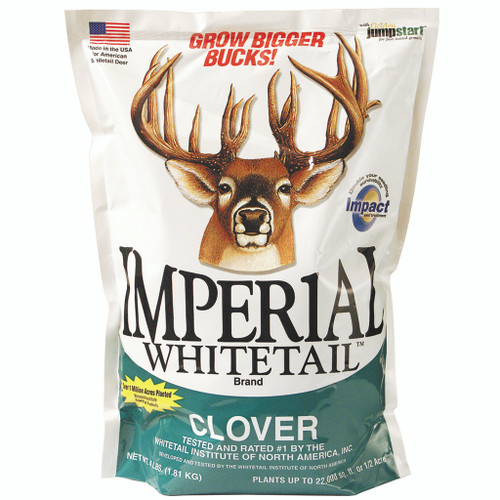 Whitetail Institute IMP18 Imperial Seed Whitetail Clover, 18 lbs, White