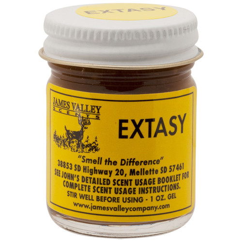 James Valley DLGBLST Gel Scents Extasy Lure, 1 Ounce, Yellow